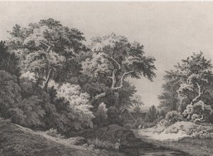 द एज ऑफ़ द वुड्स, रामबोइलेट के पास, 1860। द्वारा यूजीन ब्लेरी