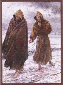 सेंट फ्रांसिस ने फ्रायर लियो को स्थापित किया, जहां पूर्ण आनंद पाया जाता है, 1919