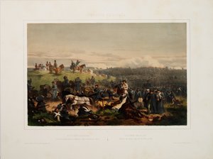 20 सितंबर, 1854. अल्मा की लड़ाई के बाद रूसी सेना का पीछे हटना, 1855। द्वारा यूजीन चार्ल्स फ्रेंकोइस ग्वार्ड