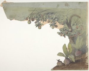 ओपेरा, पेरिस, 1830-90 में एक स्टेज सेट के लिए डिज़ाइन। द्वारा यूजीन सिसेरी