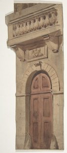 ओपेरा, पेरिस, 1830-90 में एक स्टेज सेट के लिए डिज़ाइन। द्वारा यूजीन सिसेरी