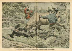ले पेलेरिन में यूजीन डंबलन्स (1865-1945) का चित्रण द्वारा यूजीन डंबलान्स