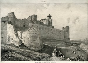 Carcassonne, शहर की दीवारें, बुरी तरह से क्षतिग्रस्त