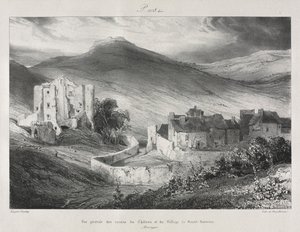पुराने फ्रांस में, सुरम्य और रोमांटिक यात्रा, ऑवरगने ..., 1831। द्वारा यूजीन इसाबे