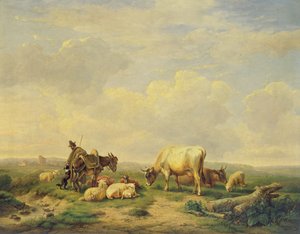 चरवाहा और झुंड, c.1880