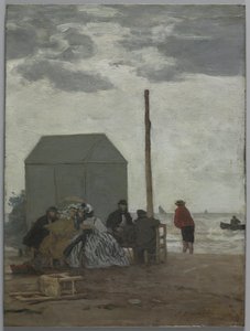 Deauville में समुद्र तट द्वारा यूजीन लुई बौडिन