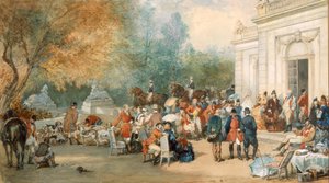 इंग्लैंड में एक शिकार नाश्ता, 1870 द्वारा यूजीन लुई लामिया