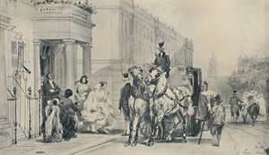 ईटन स्क्वायर में, 1850, 1920 द्वारा यूजीन लुई लामिया