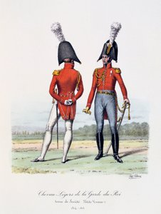 किंग्स गार्ड का लाइट हॉर्स, सोसाइटी का अटेस्ट और लिटिल अटायर, 1814-15 द्वारा यूजीन टिटेक्स