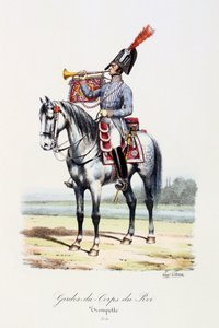 किंग्स बॉडीगार्ड्स, ट्रम्पेटर, 1814 द्वारा यूजीन टिटेक्स