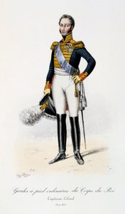 किंग्स कॉर्प्स के साधारण फुट गार्ड, कैप्टन-कर्नल, 1817-30