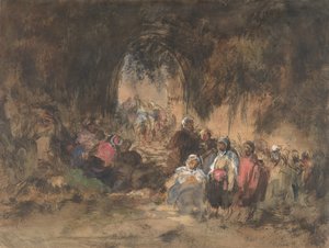 अरब रेस्टिंग, 1817-70। द्वारा यूजेनियो लुकास विलमिल
