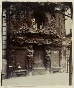 Hôtel de Fieubet या Hôtel de la Valette (वर्तमान निजी मासिलॉन प्रतिष्ठान), 2 bis quai des Celestins, 4th arrondissement, पेरिस (एल्बम प्रिंट) द्वारा यूजेन एटगेट
