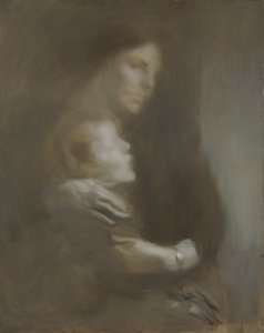 'मातृत्व पीड़ा', 1896-97 द्वारा यूजीन कैरिअर