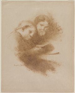 पढ़ना, चौथी तिमाही 1800s। द्वारा यूजीन कैरिअर