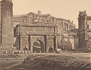 सेप्टिमियस सेवरस का आर्क, 1848-52।