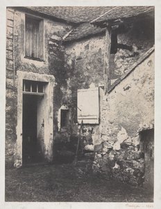 फार्मयार्ड, 1862। द्वारा यूजेन क्यूवेलियर