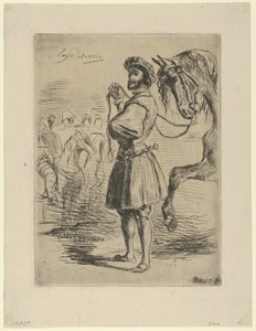 फ्रांसिस I, 1833, 1833 के समय का एक रईस। द्वारा यूजीन डेलाक्रोइक्स