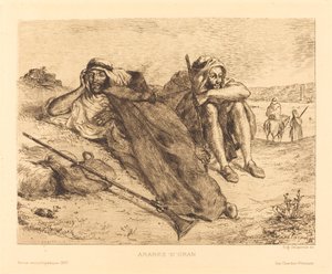 ओरान के अरब, 1833। द्वारा यूजीन डेलाक्रोइक्स