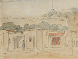एक डोरवे में चित्र, 1832। द्वारा यूजीन डेलाक्रोइक्स