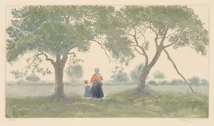 सेब के पेड़, 1902। द्वारा यूजीन डेलाट्रे
