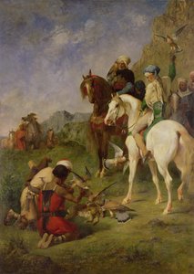 अल्जीरिया में एक फाल्कन हंट: 1863 से पहले, खदान