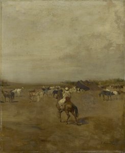 अरब एग्जीबिशन, c.1847 द्वारा यूजीन फ्रॉमेंटिन