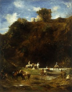 अरबों ने आराम किया, 1874 द्वारा यूजीन फ्रॉमेंटिन