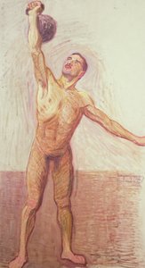 हेवी वेट लिफ्टर, 1912 द्वारा यूजीन जानसन