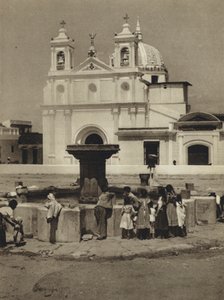 ग्वाटेमाला, बेलेन चर्च (बी/डब्ल्यू फोटो) द्वारा यूरोपीय फोटोग्राफर