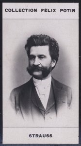 जोहान स्ट्रॉस (1825-1899) (बी/डब्ल्यू फोटो) द्वारा यूरोपीय फोटोग्राफर