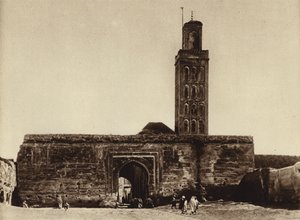 मेकनेस, मस्जिद (बी/डब्ल्यू फोटो) द्वारा यूरोपीय फोटोग्राफर