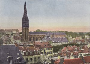 Quimper, माउंट फ्रूजी से देखें द्वारा यूरोपीय फोटोग्राफर