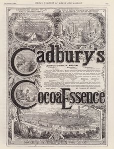 Cadbury's Cocoa Essence (उत्कीर्णन) के लिए विज्ञापन द्वारा यूरोपीय स्कूल