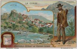 Corte, Vizzavona, Monte Doro और एक शिकारी द्वारा यूरोपीय स्कूल