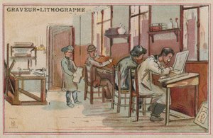 Lithographers द्वारा यूरोपीय स्कूल
