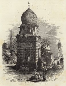 हरम-एन-चेरिफ में फिलिस्तीन, मुस्लिम मंदिर द्वारा यूरोपीय स्कूल