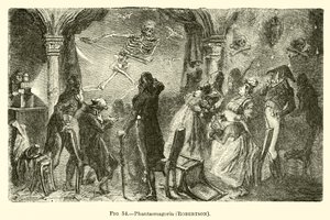 Phantasmagoria, रॉबर्टसन (उत्कीर्णन) द्वारा यूरोपीय स्कूल