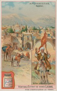 कंधार शहर और एक मुल्ला उपदेश युद्ध द्वारा यूरोपीय स्कूल