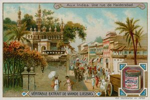 हैदराबाद की एक सड़क का दृश्य द्वारा यूरोपीय स्कूल