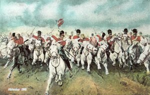 वाटरलू 1815, स्कॉच घुड़सवार प्रभारी द्वारा यूरोपीय स्कूल