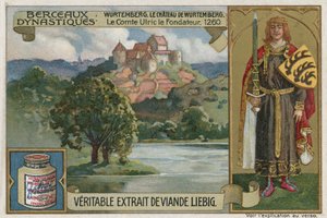 वर्टेम्बर्ग; Wirtemberg कैसल और Ulrich I, Wurttemberg की गणना, 1260 द्वारा यूरोपीय स्कूल
