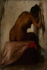 फीमेल फिगर बैठा, c.1898 [LDUCS-5186]