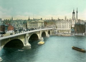 लंदन ब्रिज, c1900s। द्वारा आइरे और स्पोटिसवोड