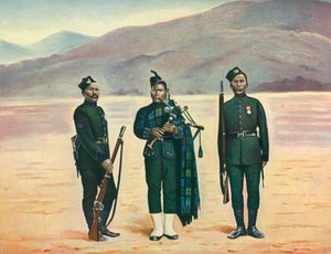 द फिफ्थ गोरखा, 1901। द्वारा एफ ब्रेमनेर