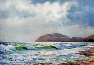 1924-1926, लैंसडुडो, वेल्स के पास एक तूफानी दिन द्वारा एफसी वर्ले