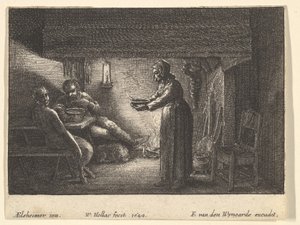 व्यंग्य और किसान, 1644। द्वारा एफ वैन डेन विंगार्डे