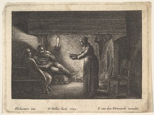 व्यंग्य और किसान, 1644। द्वारा एफ वैन डेन विंगार्डे