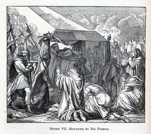 हेनरी सप्तम ने अपने लोगों द्वारा शोक व्यक्त किया, 1882 द्वारा फेडर रेउशे