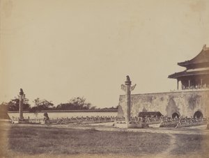 विंटर पैलेस, पेकिन में प्रवेश, 29 अक्टूबर, 1860, 1860। द्वारा फेलिस बीटो